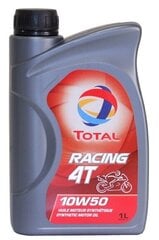 Total HI-PERF Racing 4T 10W / 50 synteettinen moottoriöljy, 1 L hinta ja tiedot | Moottoriöljyt | hobbyhall.fi