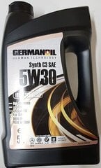 Synteettinen moottoriöljy Germanoil Synth 5W30, 5L hinta ja tiedot | Moottoriöljyt | hobbyhall.fi