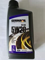 Germaoil 5W20 -moottoriöljy, täyssynteettinen, 1 l hinta ja tiedot | Moottoriöljyt | hobbyhall.fi