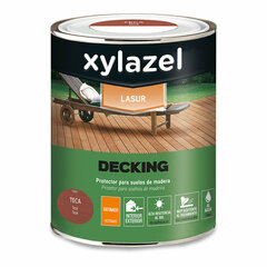 Suojaava öljy Xylazel Decking Tiikki 750 ml Satiiniviimeistely hinta ja tiedot | Maalit | hobbyhall.fi