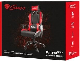 Genesis Gaming chair Nitro 550, NFG-0784 hinta ja tiedot | Genesis Huonekalut ja sisustus | hobbyhall.fi