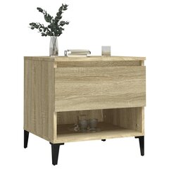Sivupöytä Sonoma-tammi 50x46x50 cm tekninen puu hinta ja tiedot | Sohvapöydät | hobbyhall.fi
