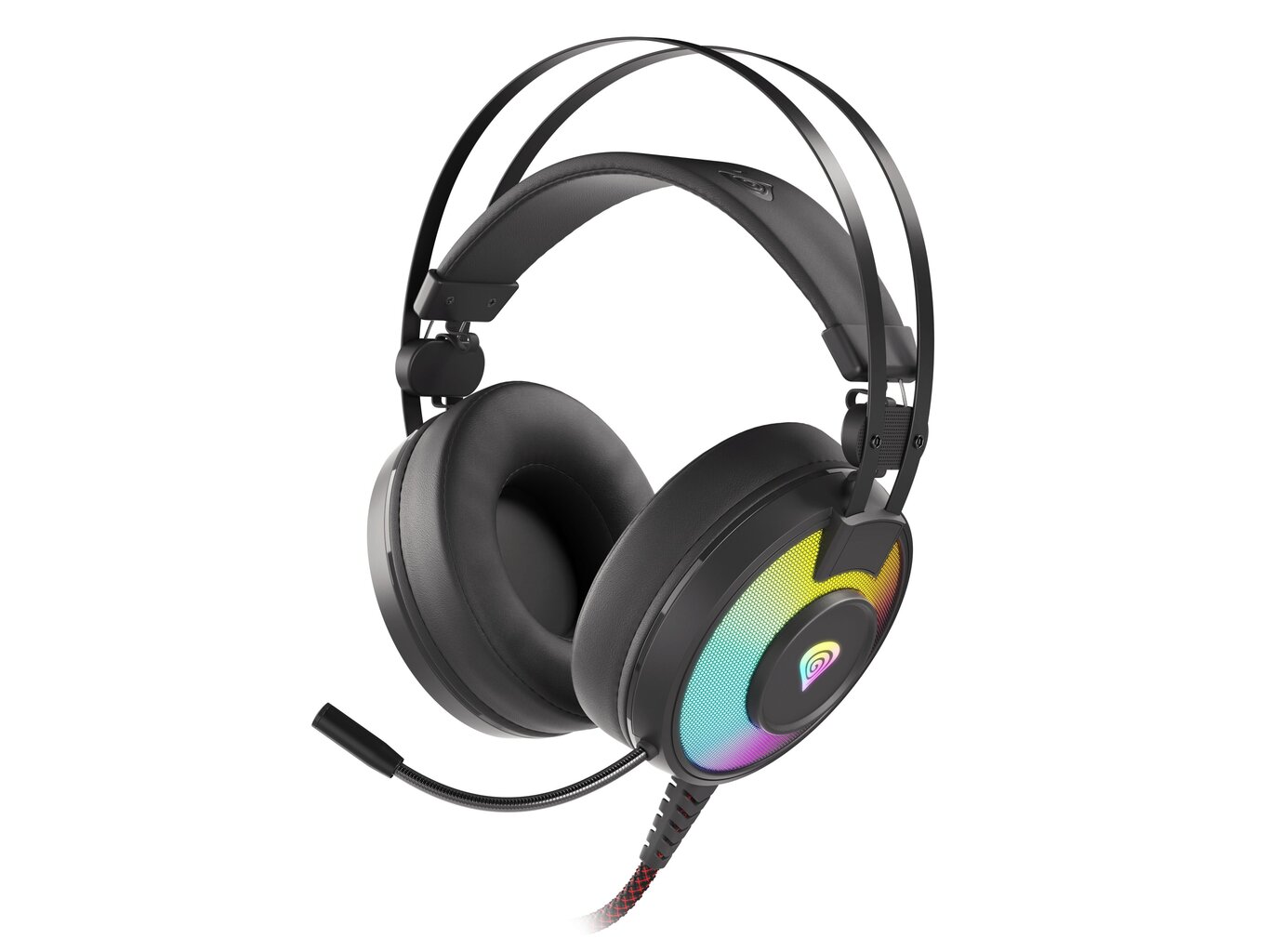 Genesis Gaming Headset Neon 600 Built-in microphone, Black, Headband hinta ja tiedot | Kuulokkeet | hobbyhall.fi