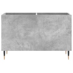 LP-levyjen säilytyskaappi betoninharmaa 74,5x38x48 cm puu hinta ja tiedot | Olohuoneen kaapit ja lipastot | hobbyhall.fi