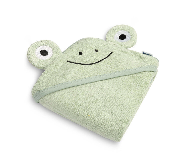 Sensillo lasten pyyhe Frog, 90X90 cm hinta ja tiedot | Pyyhkeet | hobbyhall.fi