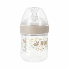 Koliikkipullo lämpöindikaattorilla NUK Slow Flow, Beige, 0+ kuukautta, 150 ml hinta ja tiedot | Tuttipullot ja tarvikkeet | hobbyhall.fi