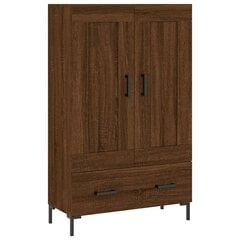 Kaappi ruskea tammi 69,5x31x115 cm tekninen puu hinta ja tiedot | Lipastot | hobbyhall.fi