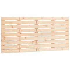 Sängynpääty seinälle 126x3x63 cm täysi mänty hinta ja tiedot | Sängyt | hobbyhall.fi