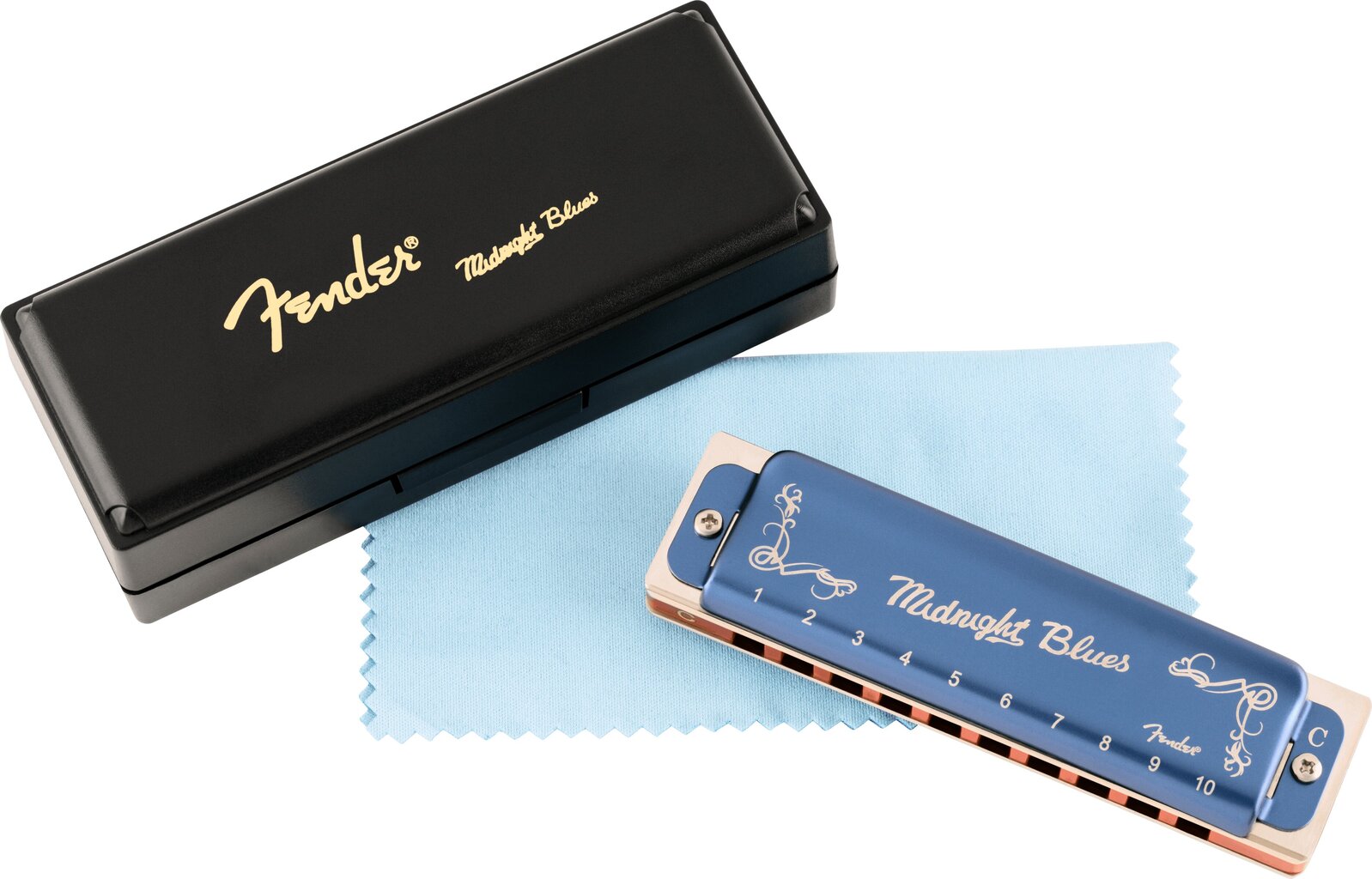 Huuliharppu Fender Midnight Blues C hinta ja tiedot | Puhallinsoittimet | hobbyhall.fi