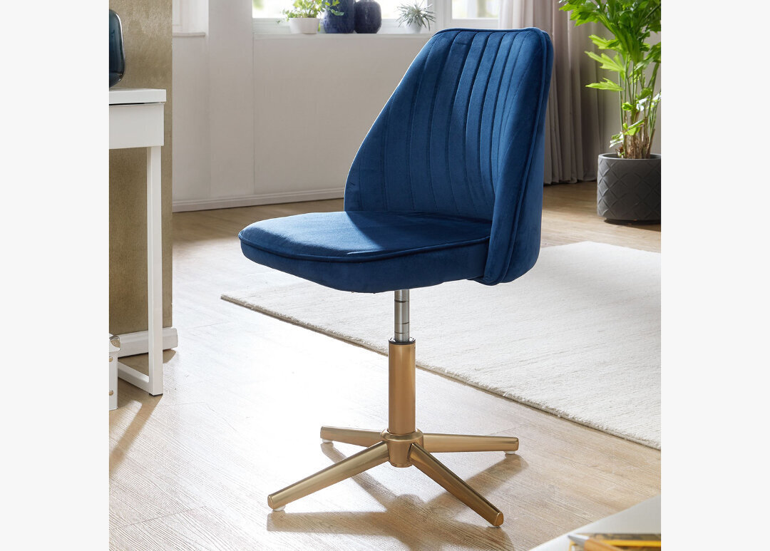 Työtuoli / Ruokapöydän tuoli, sininen hinta ja tiedot | Toimistotuolit | hobbyhall.fi