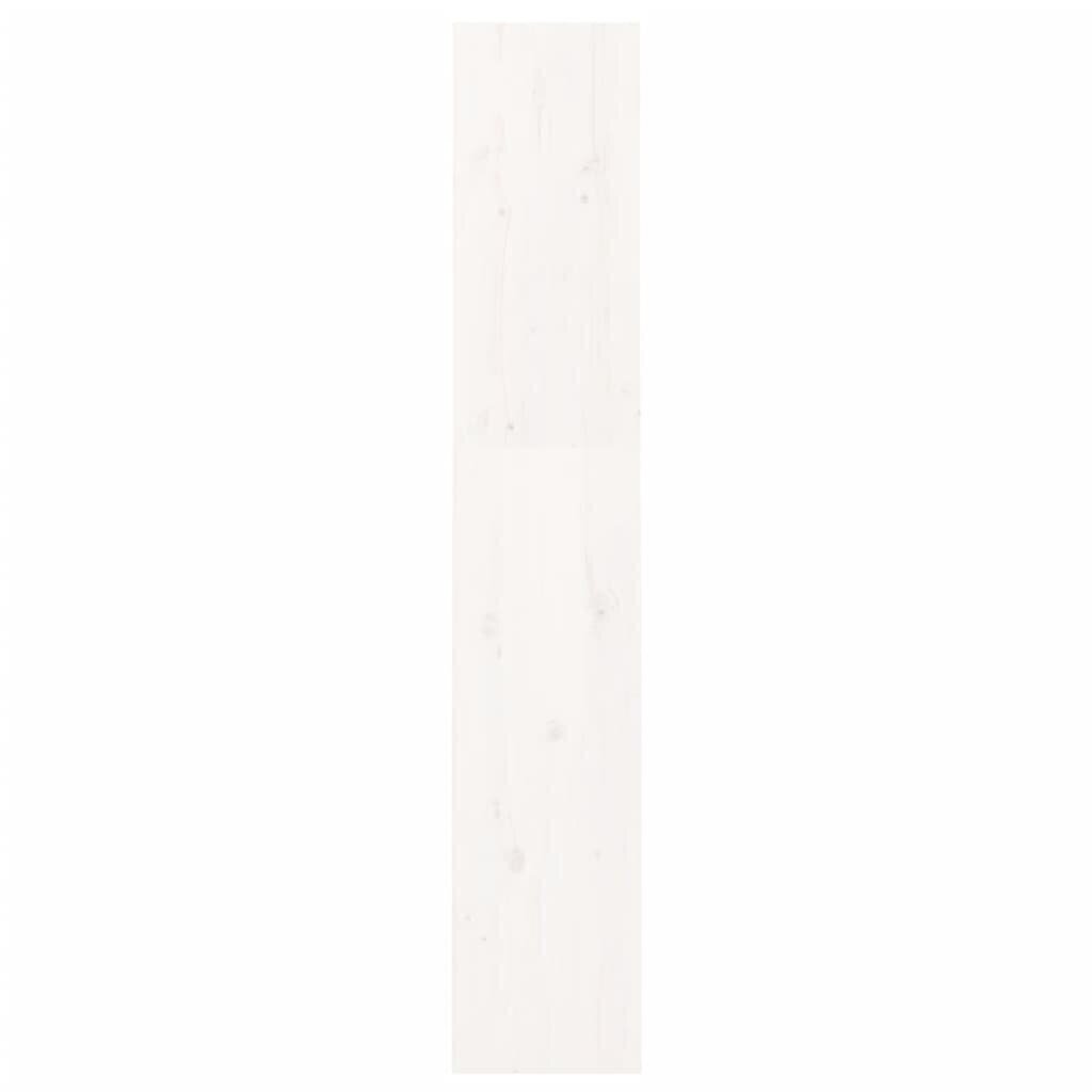 Kirjahylly/tilanjakaja valkoinen 60x30x167,5 cm täysi mänty hinta ja tiedot | Hyllyt | hobbyhall.fi