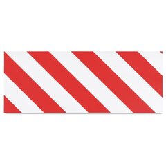 Seinäsuojat 6 kpl punavalkoinen 50x20x2 cm EVA vaahtomuovi hinta ja tiedot | Lisätarvikkeet autoiluun | hobbyhall.fi