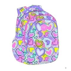 CoolPack reppu Jerry Pastel Hearts, 21 l hinta ja tiedot | Koulureput ja -laukut | hobbyhall.fi