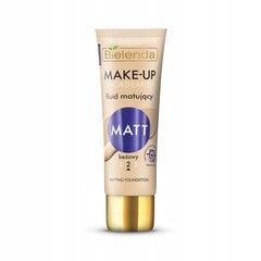 BIELENDA MAKE UP ACADEMIE Mattifying Fluid MATT 2 hinta ja tiedot | Meikkivoiteet ja puuterit | hobbyhall.fi