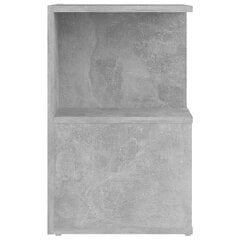 Yöpöydät 2 kpl betoninharmaa 35x35x55 cm lastulevy hinta ja tiedot | Yöpöydät | hobbyhall.fi