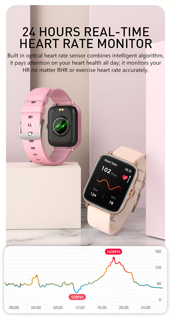 Älykello Smartwatch LIVMAN Y22 hinta ja tiedot | Älykellot | hobbyhall.fi