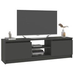 TV-taso harmaa 120x30x35,5 cm lastulevy hinta ja tiedot | TV-tasot | hobbyhall.fi