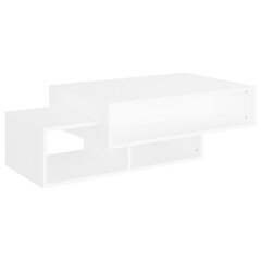 Sohvapöytä valkoinen 105x55x32 cm lastulevy hinta ja tiedot | Sohvapöydät | hobbyhall.fi