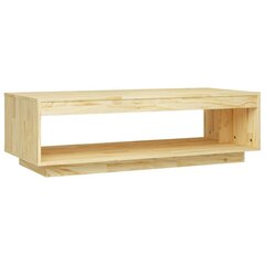 Sohvapöytä 110x50x33,5 cm täysi mänty hinta ja tiedot | Sohvapöydät | hobbyhall.fi