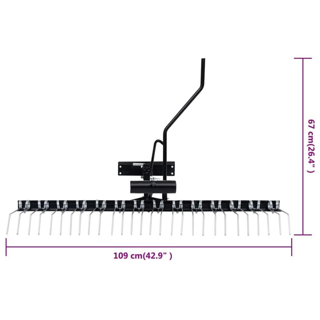 Ajettavan ruohonleikkurin hara 109 cm hinta ja tiedot | Puutarhatyökalujen tarvikkeet | hobbyhall.fi