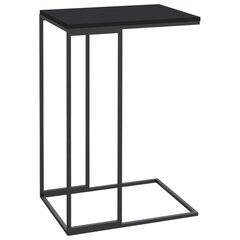 Sivupöytä musta 40x30x59 cm tekninen puu hinta ja tiedot | Sohvapöydät | hobbyhall.fi