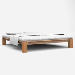 Massiivitammea sängyn runko, 160x200cm, ruskea hinta ja tiedot | Sängyt | hobbyhall.fi