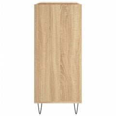 LP-levyjen säilytyskaappi Sonoma-tammi 84,5x38x89 cm puu hinta ja tiedot | Kaapit | hobbyhall.fi