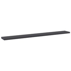 Kirjahyllytasot 4 kpl harmaa 80x10x1,5 cm lastulevy hinta ja tiedot | Hyllyt | hobbyhall.fi