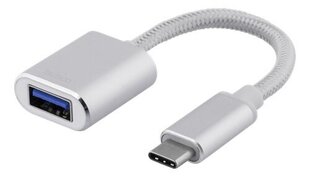 Adapteri Deltaco USB C - USB A, 10 cm hinta ja tiedot | Adapterit | hobbyhall.fi