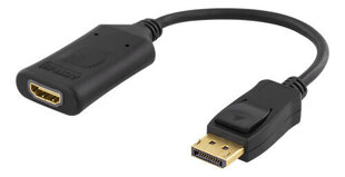 Deltaco DP-HDMI32, DisplayPort, HDMI, 0,1 m hinta ja tiedot | Adapterit | hobbyhall.fi
