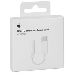 Apple USB-C to 3.5 mm Headphone Jack Adapter - MU7E2ZM/A hinta ja tiedot | Apple Tietokoneiden lisävarusteet | hobbyhall.fi