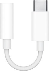 Apple USB-C to 3.5 mm Headphone Jack Adapter - MU7E2ZM/A hinta ja tiedot | Apple Tietokoneet ja pelaaminen | hobbyhall.fi