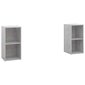 TV-tasot 2 kpl betoninharmaa 72x35x36,5 cm lastulevy hinta ja tiedot | TV-tasot | hobbyhall.fi