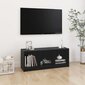 TV-taso musta 104x33x41 cm täysi mänty hinta ja tiedot | TV-tasot | hobbyhall.fi