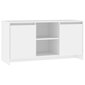 TV-taso valkoinen 102x37,5x52,5 cm lastulevy hinta ja tiedot | TV-tasot | hobbyhall.fi