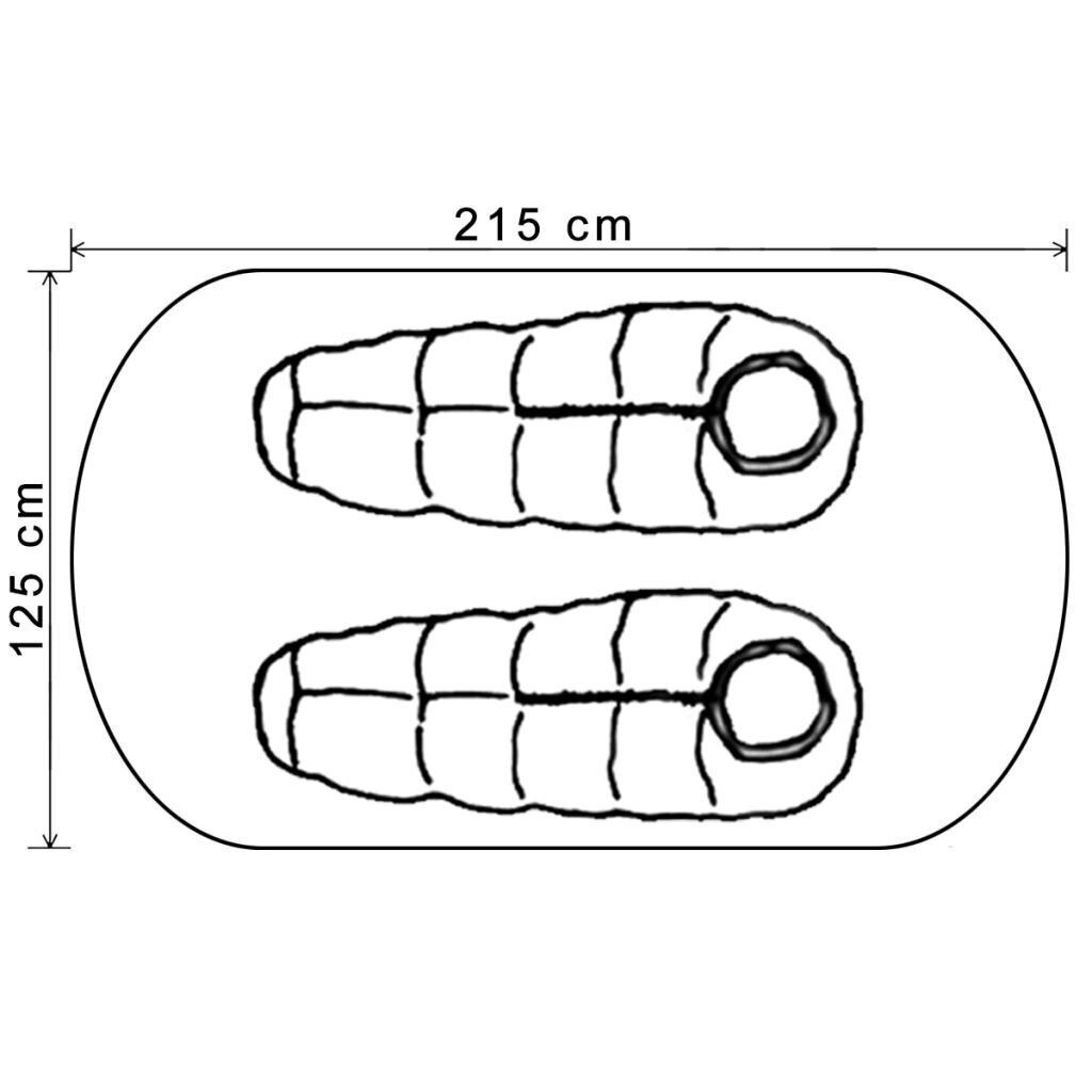 2 hengen pop-up Teltta maastokuvio hinta ja tiedot | Teltat | hobbyhall.fi