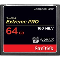 SANDISK 64GB CF Extreme Pro 160MB/s muistitikku hinta ja tiedot | Sandisk Kamerat ja tarvikkeet | hobbyhall.fi