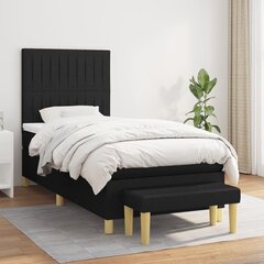 Sänky 80x200cm, musta hinta ja tiedot | Sängyt | hobbyhall.fi
