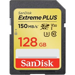 MEMORY SDXC 128GB UHS-3/SDSDXW5-128G-GNCIN SANDISK hinta ja tiedot | Kameran muistikortit | hobbyhall.fi