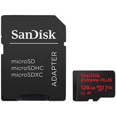 MEMORY MICRO SDXC 128GB/W/A SDSQXBZ-128G-GN6MA SANDISK hinta ja tiedot | Kameran muistikortit | hobbyhall.fi