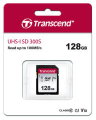 MEMORY SDXC 128GB UHS-I/TS128GSDC300S TRANSCEND hinta ja tiedot | Transcend Puhelimet, älylaitteet ja kamerat | hobbyhall.fi