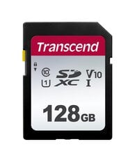 MEMORY SDXC 128GB UHS-I/TS128GSDC300S TRANSCEND hinta ja tiedot | Transcend Puhelimet, älylaitteet ja kamerat | hobbyhall.fi