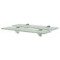 Kelluvat hyllyt 2 kpl lasi 40x20 cm 8 mm hinta ja tiedot | Hyllyt | hobbyhall.fi