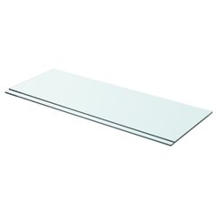 Hyllyt 2 kpl kirkas lasi 70x25 cm hinta ja tiedot | Hyllyt | hobbyhall.fi