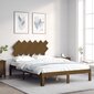 Sängynrunko , 135x190 cm, ruskea hinta ja tiedot | Sängyt | hobbyhall.fi