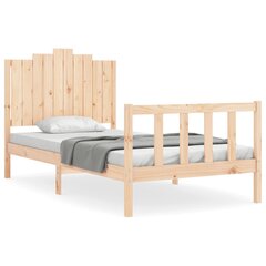 Sängynrunko sängynpäädyllä, 100x200 cm, ruskea hinta ja tiedot | Sängyt | hobbyhall.fi