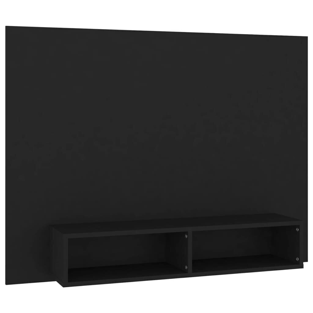 TV-taso seinälle musta 120x23,5x90 cm lastulevy hinta ja tiedot | TV-tasot | hobbyhall.fi