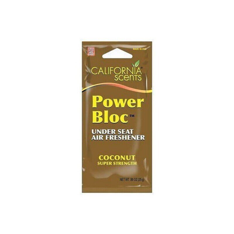 Auton ilmanraikastin California Scents Power Bloc Capistrano Coconut hinta ja tiedot | Ilmanraikastimet autoon | hobbyhall.fi