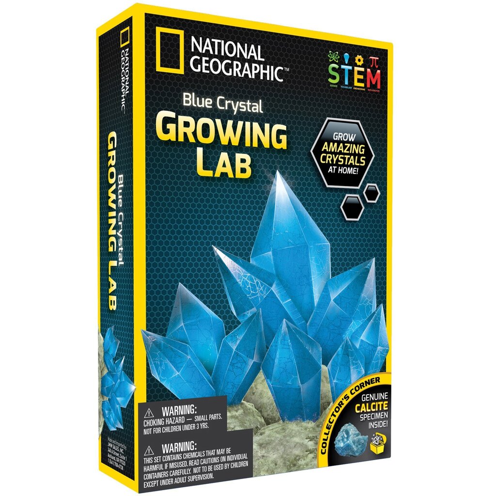 NATIONAL GEOGRAPHIC Setti Crystal Grow Blue hinta ja tiedot | Kehittävät lelut | hobbyhall.fi