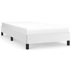 Sängynrunko, valkoinen, 90x200 cm, keinonahka hinta ja tiedot | Sängyt | hobbyhall.fi
